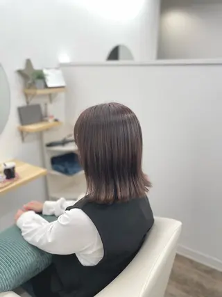 ミディアム カラー bifinoLuce / 松村琉希のヘアスタイル