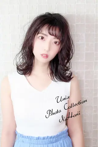 ミディアム カラー ヘアアレンジ UNIX N.horiiのその他イメージ
