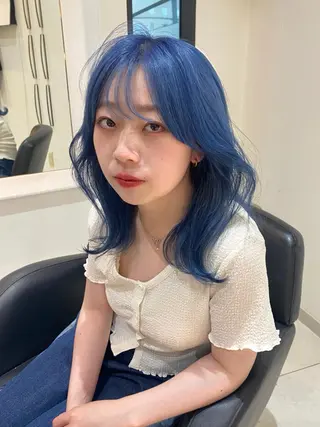 ミディアム カラー mai / linoah˚✧のヘアスタイル