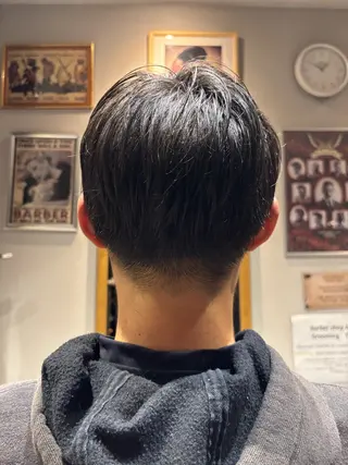 ミディアム メンズフェード特化 💈中西龍生のヘアスタイル