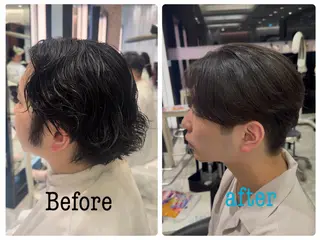 ショート パーマ メンズ 🇬🇧メンズパーマ 特化/ren🎸のヘアスタイル