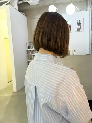 ミディアム 杉水 葉月のヘアスタイル