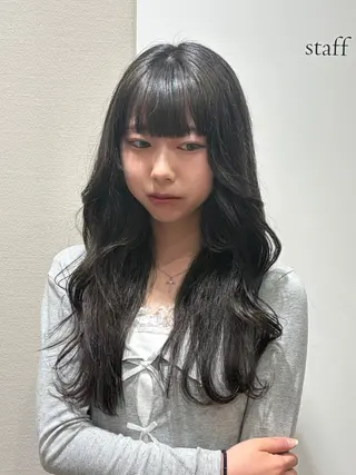 セミロング カラー ボブ&寒色🎐ᩚ 短髪 COCOROのヘアスタイル