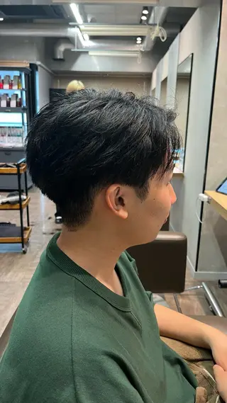 メンズ メンズカット パーマ飯野友喜のヘアスタイル