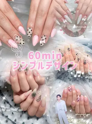 ネイル 🎀Mai 🎀7/7🈳⟡.·のネイルデザイン