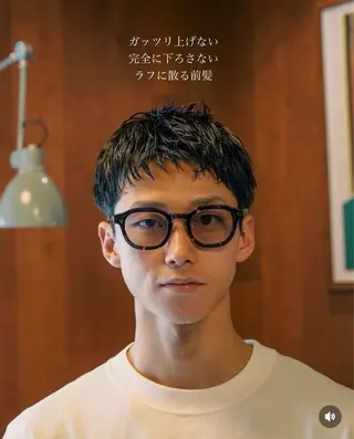 パーマ メンズ メンズ似合わせ タチカワユウキのヘアスタイル