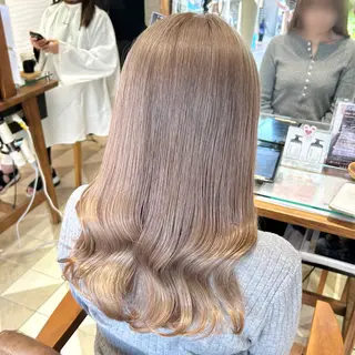 ロング カラー ヘアアレンジ 吉水 彩乃 /ボブ/艶感カラーのヘアスタイル