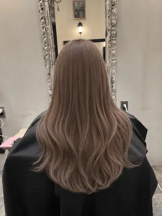 ロング カラー 韓国レイヤー⋆౨ৎ゚ 透カラー🩶/ユウキのヘアスタイル