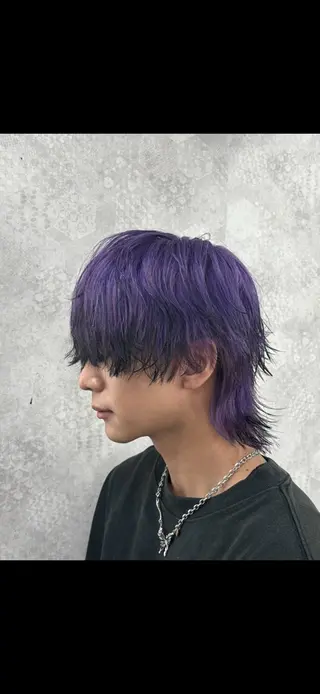 カラー メンズハイトーン 北斗💍レイヤーのヘアスタイル