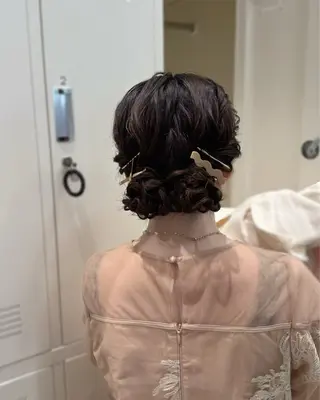 セミロング ヘアアレンジ 縮毛矯正+モテカラー 🎀✨MIHOのヘアスタイル