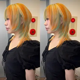 カラー slit kokoroのヘアスタイル