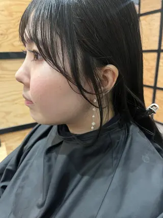 ミディアム カラー パーマ ヘアアレンジ メンズ キッズ ネイル マツエク・マツパ アイブロウ 久木原 ゆりのヘアスタイル