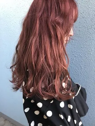 ロング カラー Pia ツボイ ケイタのヘアスタイル