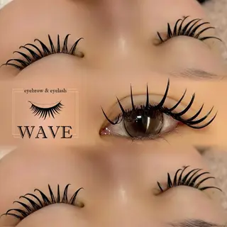 マツエク・マツパ brow&lash WAVEのマツエク・マツパデザイン