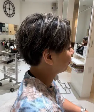 ショート カラー メンズ 【20時〜22時】 KENのヘアスタイル