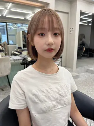 ショート カラー 🌈Hiroki🌈 韓国ヘア🇰🇷のヘアスタイル