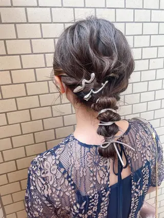 ミディアム カラー ヘアアレンジ layer cut 店長/MIKUのその他イメージ