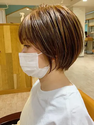 ショート カラー 🍋似合わせ✖️ ショートヘア🍋早田のヘアスタイル