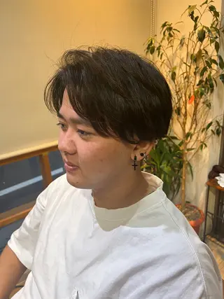 ショート メンズ miku 三ノ輪のヘアスタイル