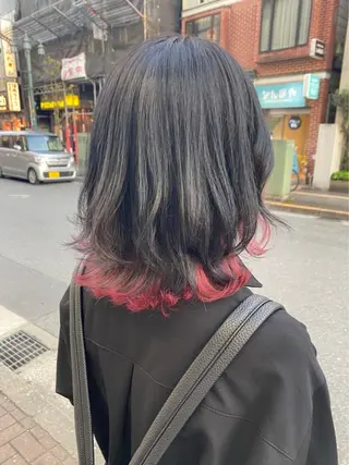セミロング カラー まつげ/ヘア AYAKA🌙のマツエク・マツパデザイン