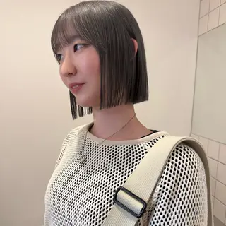 ミディアム 舟橋耀/ブリーチカラ ー/レイヤーカットのヘアスタイル
