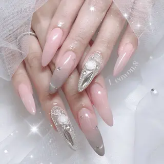 ネイル NON🎀韓国 ちゅるんワンホン🎀のネイルデザイン