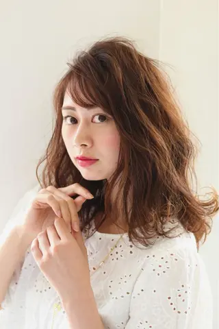 ミディアム 植野/新宿 高田馬場のヘアスタイル