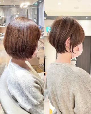 ショート 襟足でお悩みの方✂︎ くびれ職人ハシモトのヘアスタイル