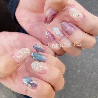 ネイル 地爪育成💅 kanaoanailのネイルデザイン