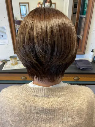 ショート 佐々木 千夏のヘアスタイル
