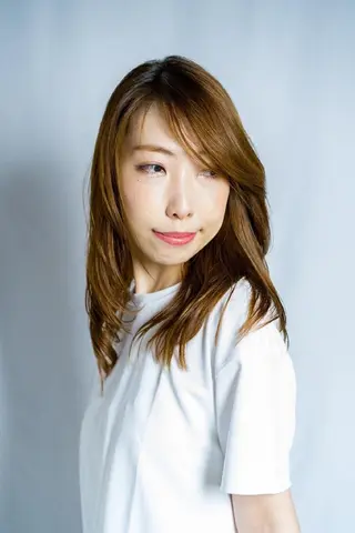 セミロング カラー 松尾 泰伸のヘアスタイル