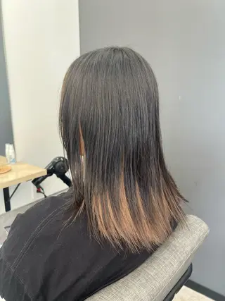 セミロング TELA HAIR 店長 塩田のヘアスタイル
