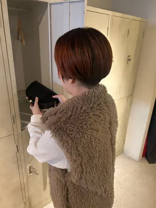 ショート カラー 野田阪神/暖色カラー Kairi🐬のヘアスタイル