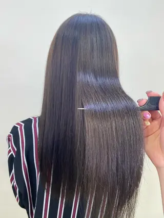 ロング カラー ヘアアレンジ TSUNA 🌙 Lim 五反田のマツエク・マツパデザイン