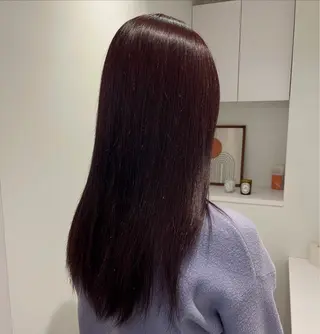 セミロング 暖色ツヤ髪/ブリーチ ⭐️honokaのヘアスタイル