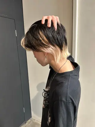 カラー メンズ ひな🐥ハイトーン/ レイヤー✨のヘアスタイル