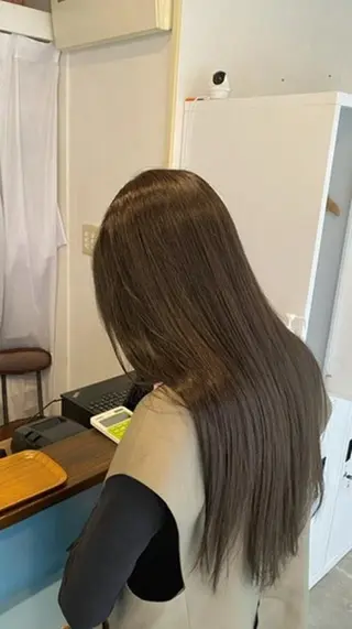 ロング 髪質改善×縮毛矯正 taichi副店長のヘアスタイル