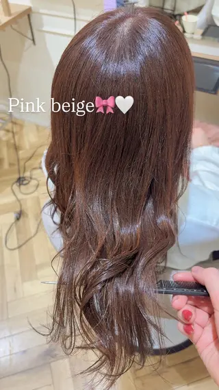 セミロング カラー 🌷MIREA🌷 LUANA 難波店のヘアスタイル