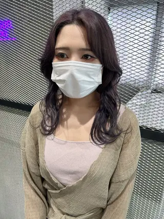 セミロング カラー 平畑 直将のヘアスタイル