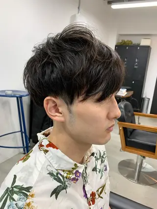ショート 中村 靖彬のヘアスタイル