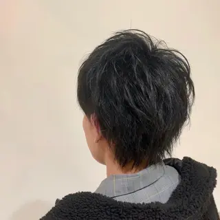 ショート メンズ 新井啓介 宇都宮美容師のヘアスタイル