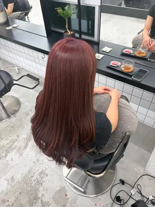 カラー 恋夢💫 JILLSTUDIOのヘアスタイル