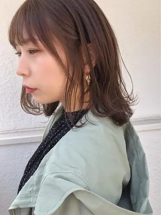 ミディアム peige 斉藤✨大人ヘアー✨のヘアスタイル