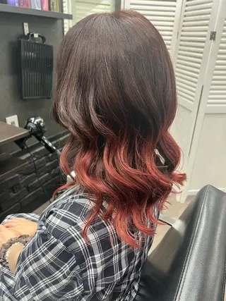 セミロング カラー Hair salon Liebe YUTAのヘアスタイル