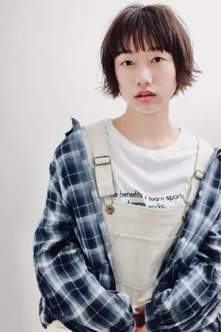 ショート カラー パーマ 🍀日比野 哲二のヘアスタイル