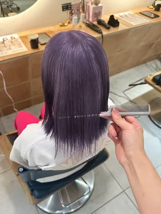 ミディアム カラー 横浜⭐️カラー モデル🦋あみ🦋のヘアスタイル
