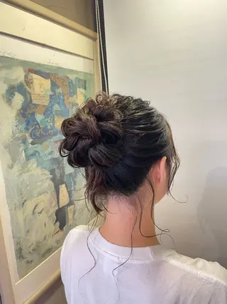 ロング ヘアアレンジ Hair &Make ナナセのヘアスタイル