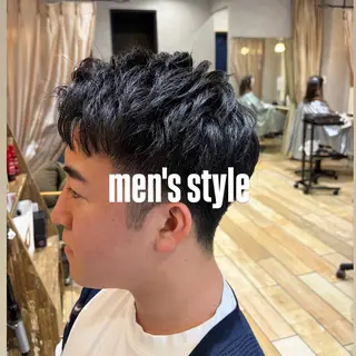 メンズ 🌺レイヤー/ブリー チ艶カラー🌺NOAのヘアスタイル