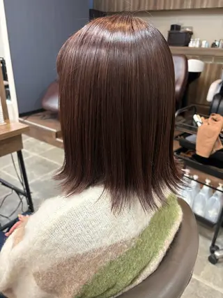 ミディアム 野崎 由理／髪質改善のヘアスタイル