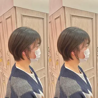 ショート 【ショートヘア】 岡 那輝のヘアスタイル